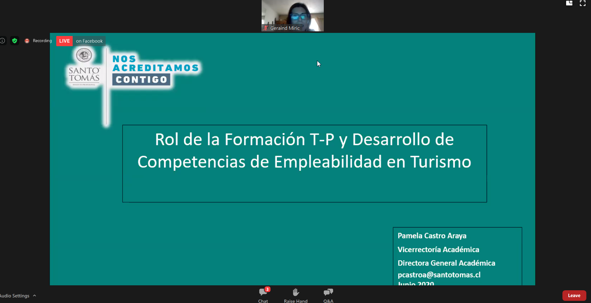Directora General Académica del IP-CFT ST expone en seminario internacional sobre turismo