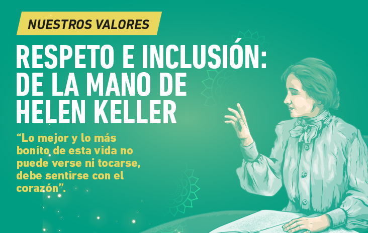 Respeto e Inclusión: Continúan las actividades del Tema Sello 2020 sobre Helen Keller