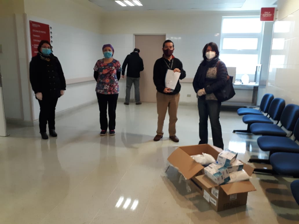 Santo Tomás Valdivia realizó aporte a hospitales de Corral, Lanco y Valdivia