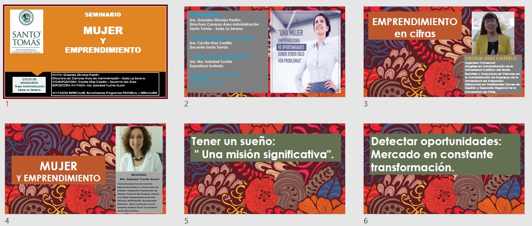 Seminario: “Mujer y Emprendimiento”