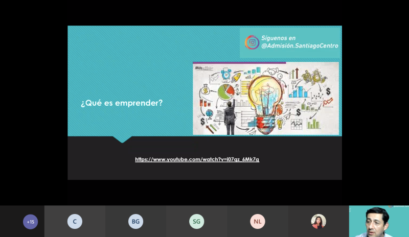 Área de Administración realiza charla “emprendimiento e innovación”