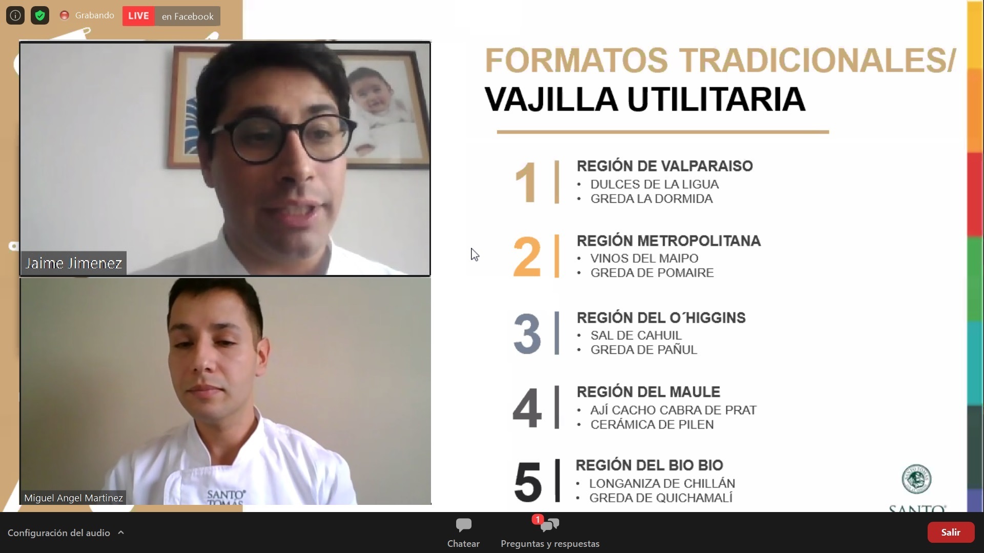 Chefs de Santo Tomás Rancagua mostraron las bondades del centro de Chile en seminario internacional