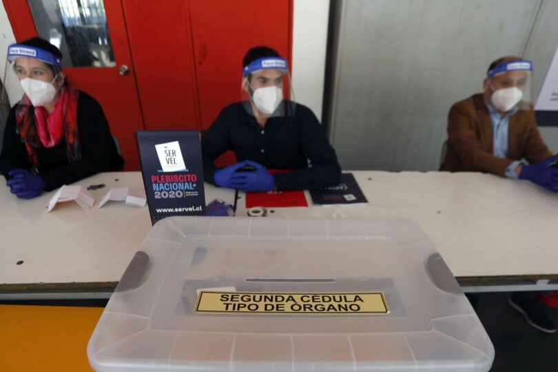 Precauciones sanitarias para votar en el plebiscito