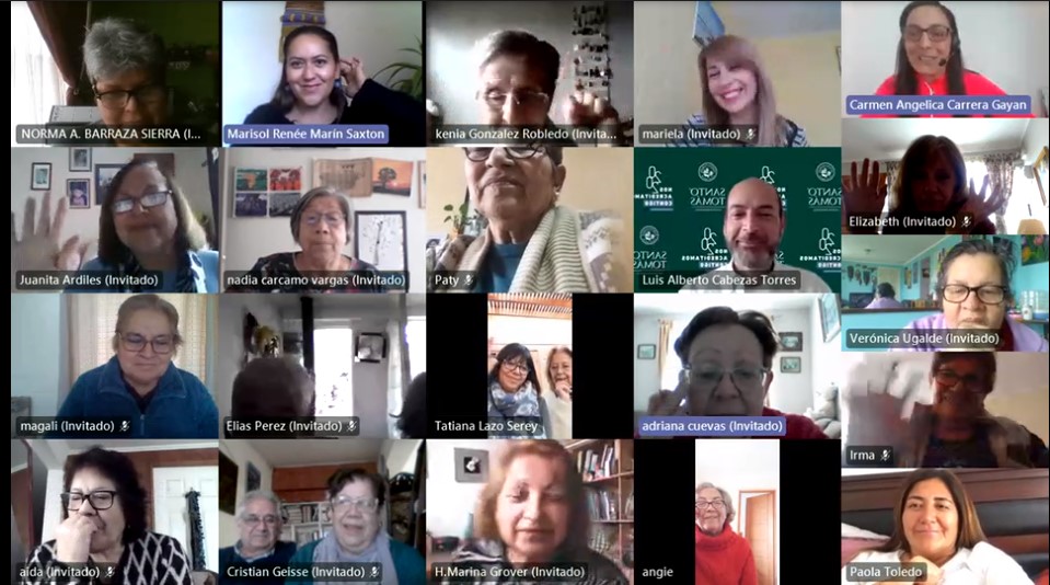 Inicia segunda versión de Academias Virtuales Santo Tomás para adultos mayores de la Región de Coquimbo.