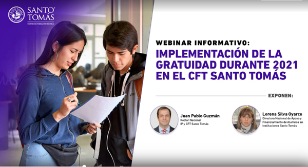 Analizan implementación de beneficio de la gratuidad para alumnos nuevos y antiguos del CFT Santo Tomás
