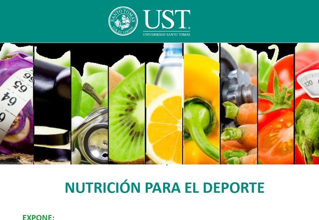 Profesional en nutrición de UST dictó webinar dando a conocer las principales características de la alimentación en deportistas