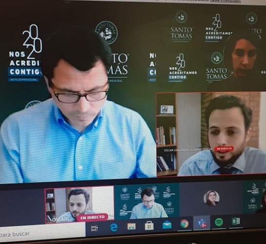 Alumnos de Santo Tomás Talca participaron en conversatorio sobre el proceso Constituyente