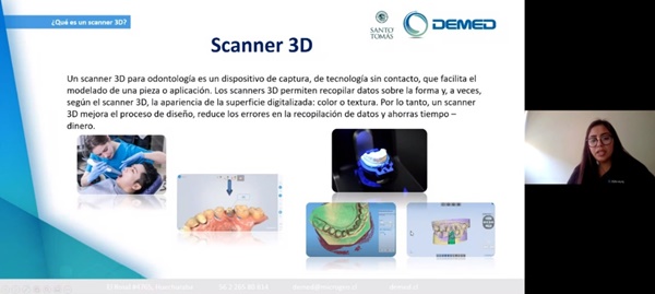 Dispositivos y tecnología al servicio de la odontología en charla sobre scanners 3D y sus aplicaciones
