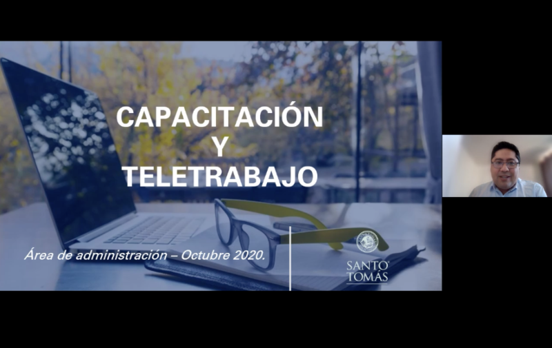 Sede Santiago Centro aborda el teletrabajo y diseño de objetivos en ciclo de charlas