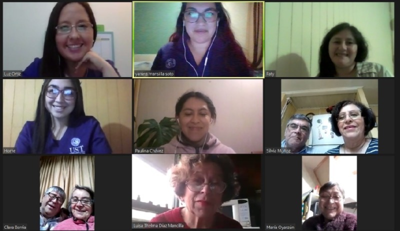 Adultos mayores de Calbuco reciben orientación nutricional de manera digital
