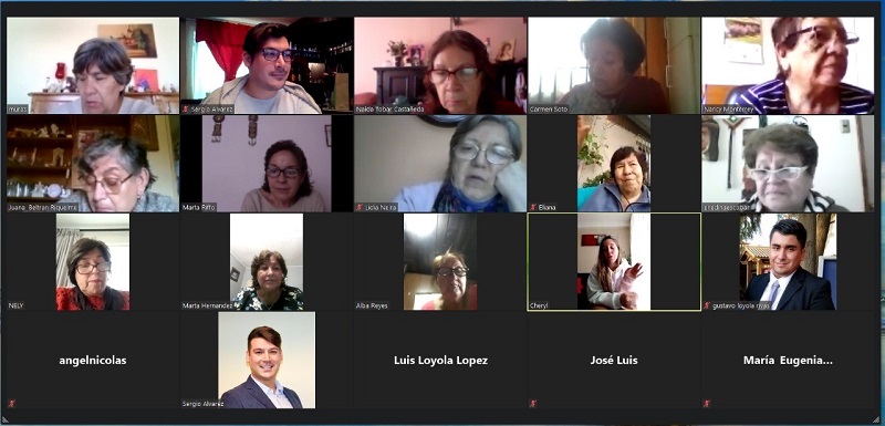 UST Santiago realizó taller online con Personas Mayores