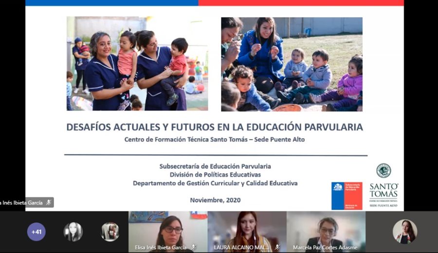Desafíos actuales y futuros de Educación Parvularia fueron abordados en Webinar Regional