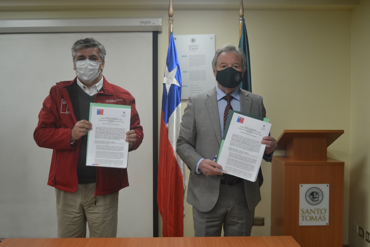 Santo Tomás Chillán firma convenio con Senadis Ñuble