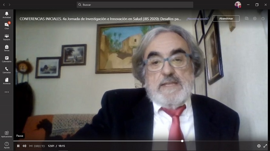 Doctor Ernesto Cortes analizó su participación en JIIS 2020