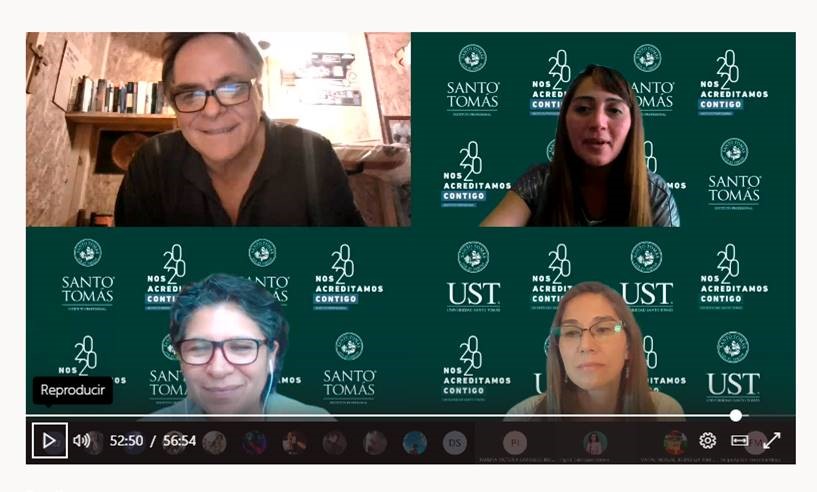 Felipe Berríos protagonizó conversatorio con estudiantes sobre buen trato en espacios digitales