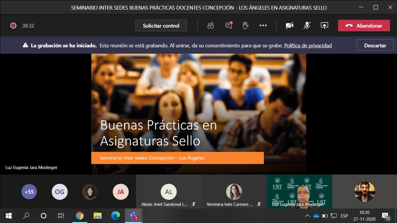 Santo Tomás Concepción y Los Ángeles organizaron Seminario de Buenas Prácticas en asignaturas de Formación e Identidad