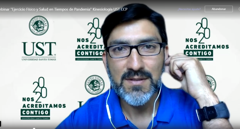 Impacto en el sedentarismo y ejercicio físico marcan el inicio de ciclo de Webinars de Kinesiología
