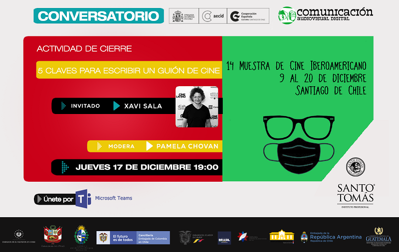 Área de Comunicación de Santo Tomás San Joaquín participó en conversatorio con el destacado guionista Xavi Sala