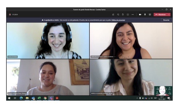 Profesionales lograron con éxito su grado en programa de Magíster de Fonoaudiología