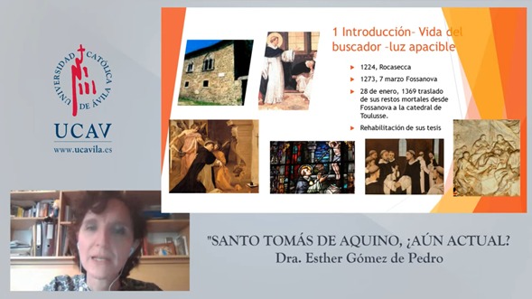 Directora Nacional de Formación e Identidad fue invitada a impartir clase magistral por festividad de Tomás de Aquino