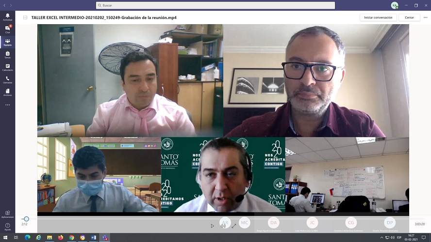 Santo Tomás Talca dicta curso de Excel para funcionarios de la PDI