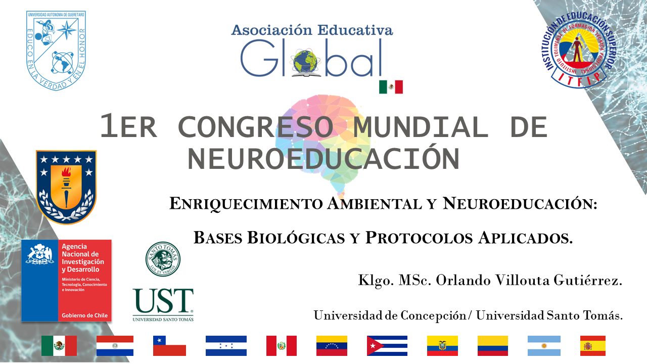 Docente de Kinesiología UST Concepción participa en Congreso Mundial sobre Neuroeducación