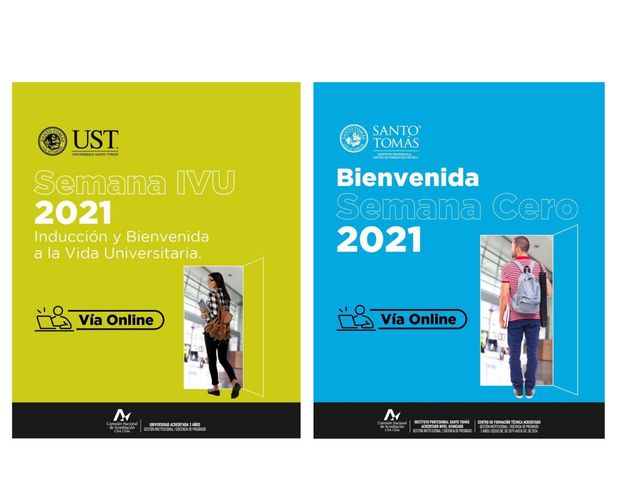 Bienvenida a Estudiantes Nuevos Santo Tomás La Serena 2021.