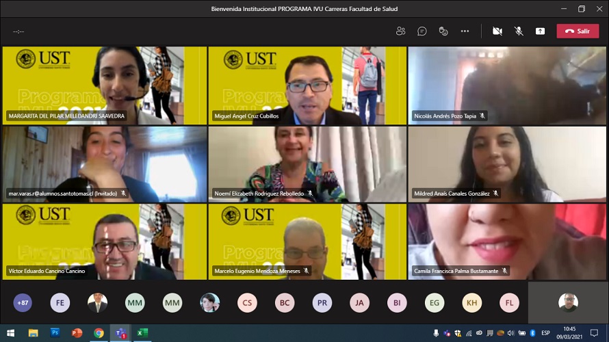 Santo Tomás Talca recibió en forma virtual a sus nuevos alumnos con el Programa IVU y Semana Cero