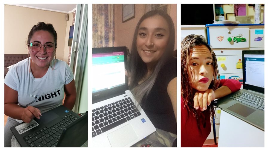 Clases dinámicas y acompañamiento docente es destacado por alumnas nuevas