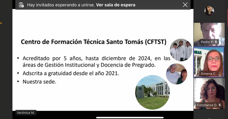 Profesores Tomasinos participaron de Inducción Docente Online