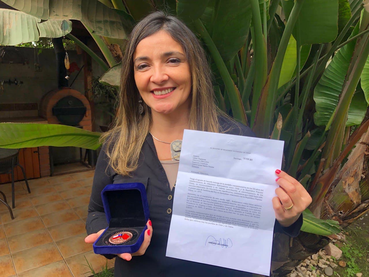 IC-ST es reconocido con medalla conmemorativa por 50 años de relaciones diplomáticas entre Chile y China
