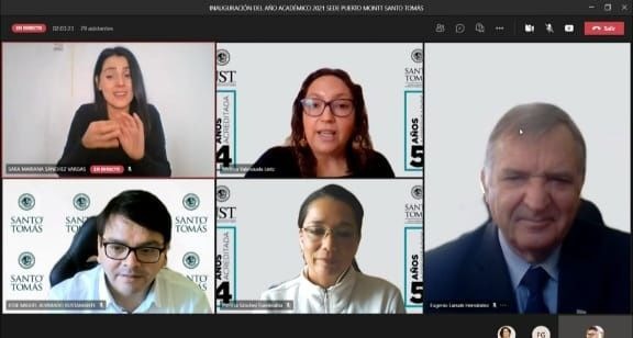 Santo Tomás inaugura Año Académico, destacando el trabajo realizado durante esta pandemia