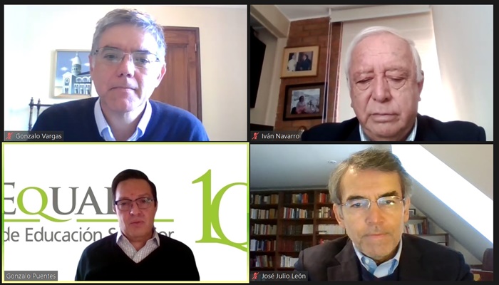 Vicerrector José Julio León participa en panel de expertos que analiza las bases constitucionales para la educación superior