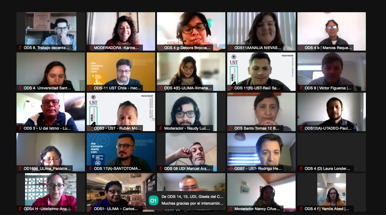 Docentes de la UST participaron en networking internacional sobre Objetivos de Desarrollo Sostenible