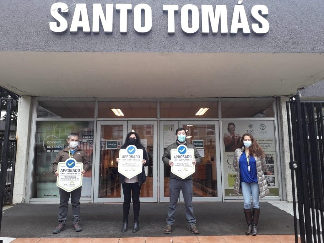 Santo Tomás Osorno recibió Sello Mutual Covid-19