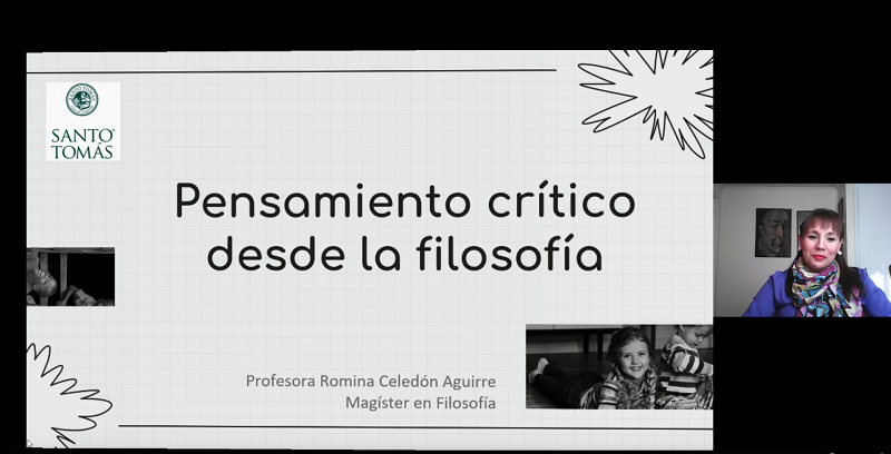Dirección de Formación e Identidad de Santo Tomás San Joaquín realizó actividad virtual para fomentar el pensamiento crítico