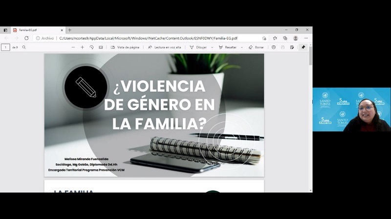 Seminario sobre “Violencia de género en la familia” se realizó en Santo Tomás