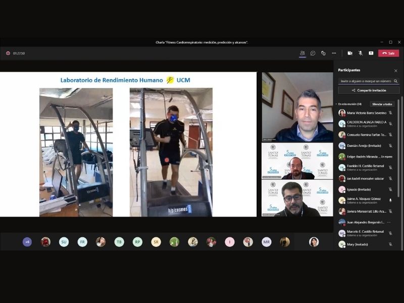 Charla abordó la ciencia detrás del Fitness Cardiorrespiratorio