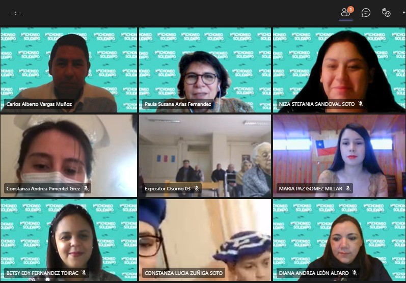 Alumnos de Santo Tomás compartieron con adultos mayores en Mechoneo Solidario 2021