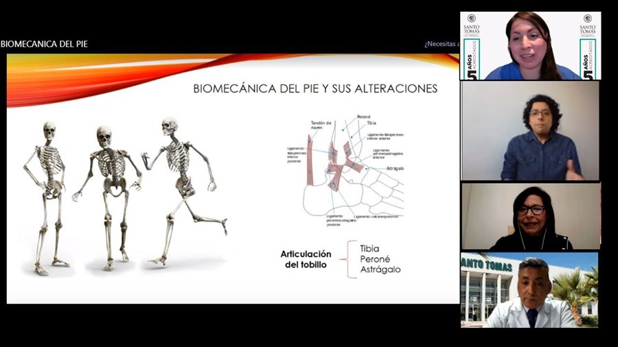 Técnico en Podología Clínica desarrolló seminario inter-sede sobre Biomecánica del Pie
