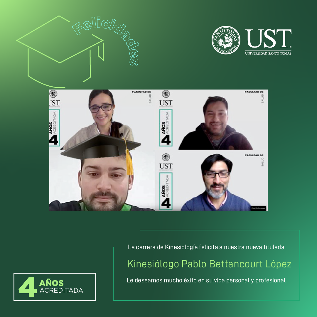 Estudiantes de Kinesiología UST Concepción rinden examen de título de manera telemática