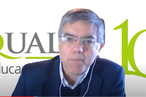 Gonzalo Vargas participa en foro sobre nueva estructura de títulos y grados organizado por AEQUALIS