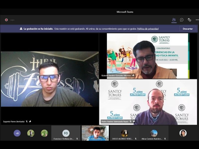 Egresado compartió su experiencia en el fitness infanto-juvenil