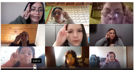 Tomasinos son capacitados en lengua de señas