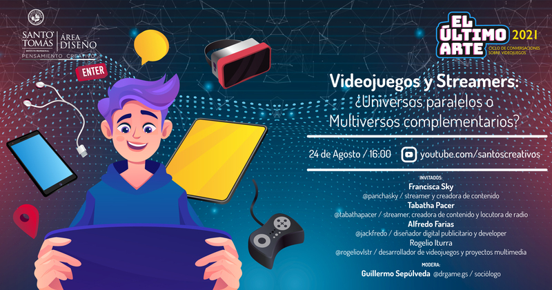 Área de Diseño y El último Arte organizan ciclo de conversatorios sobre videojuegos
