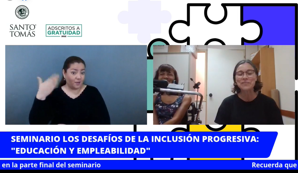 Santo Tomás Iquique y Punta Arenas realizan seminario sobre inclusión progresiva