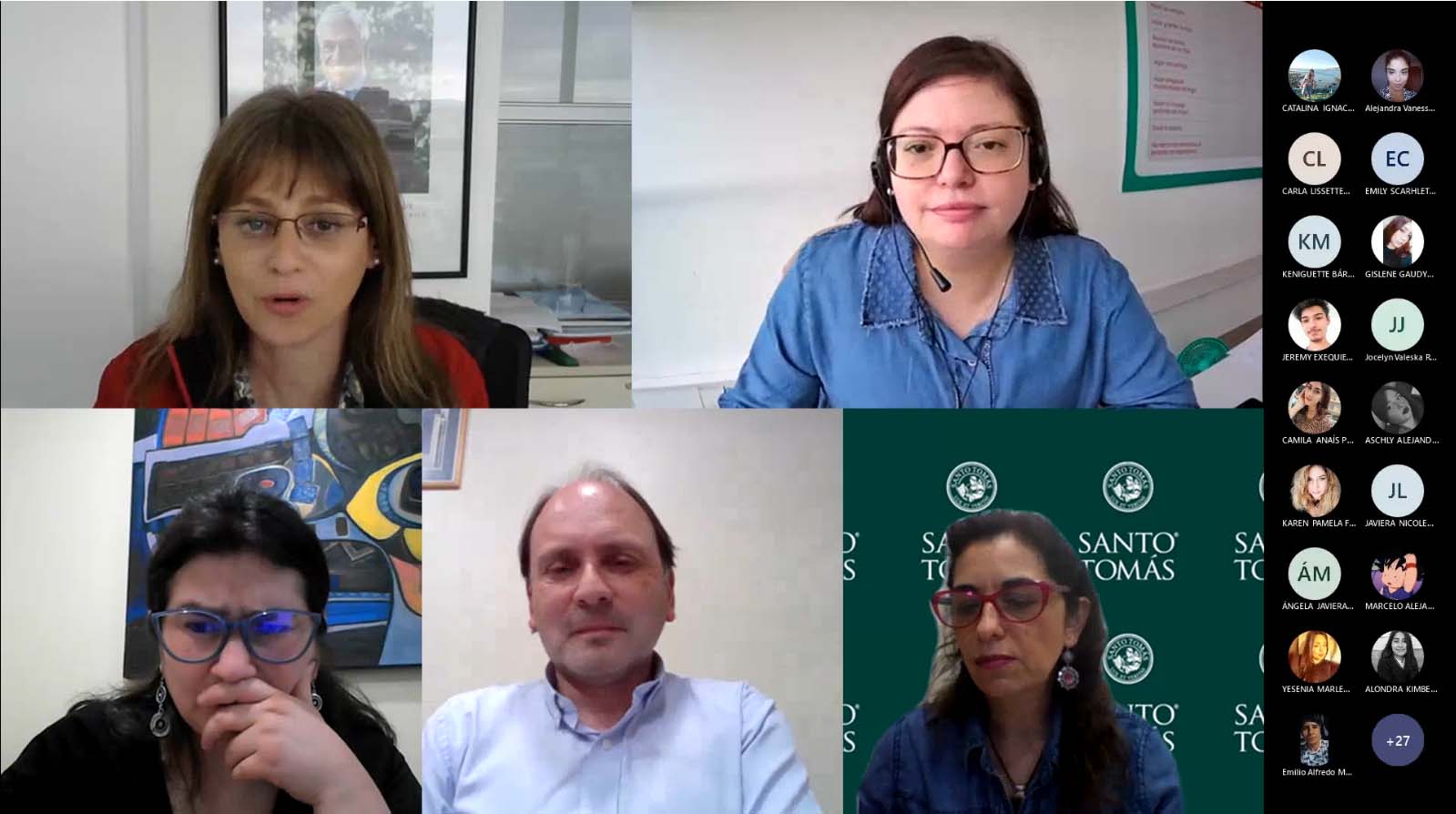 Santo Tomás sede Concepción organizó conversatorio sobre violencia de género