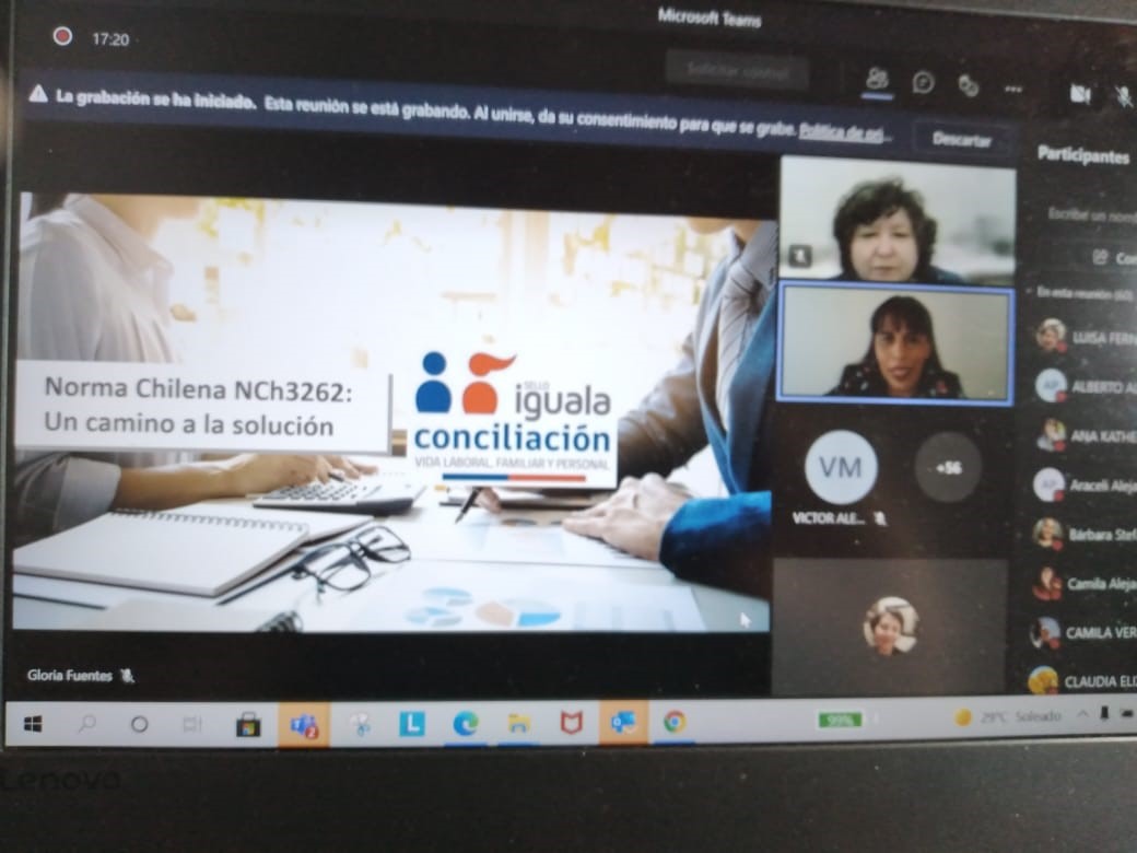 Estudiantes del Área de Administración sede Puente Alto participan en Webinar para implementar Norma 3262