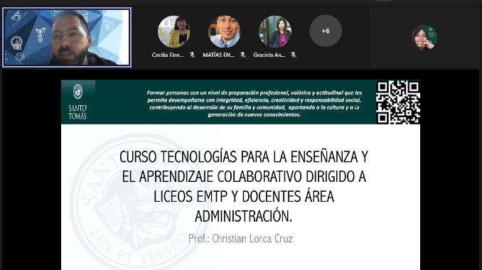Curso de capacitación tecnologías para la enseñanza y el aprendizaje colaborativo dirigido a liceos EMTP y docentes del área de administración.