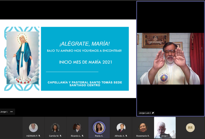 Con liturgia virtual Sede Santiago Centro inicia celebración del Mes de María